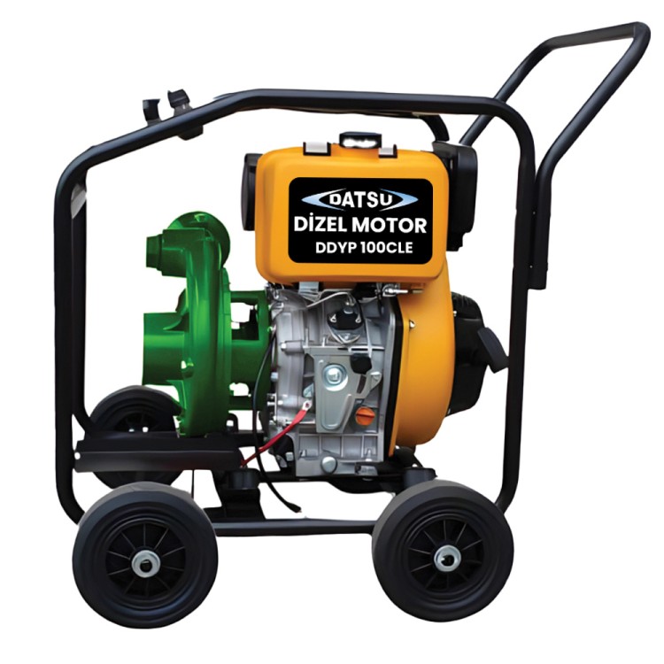 DDYP 100CLE (4") Dizel Marşlı Yüksek Basınçlı Motopomp - 15HP