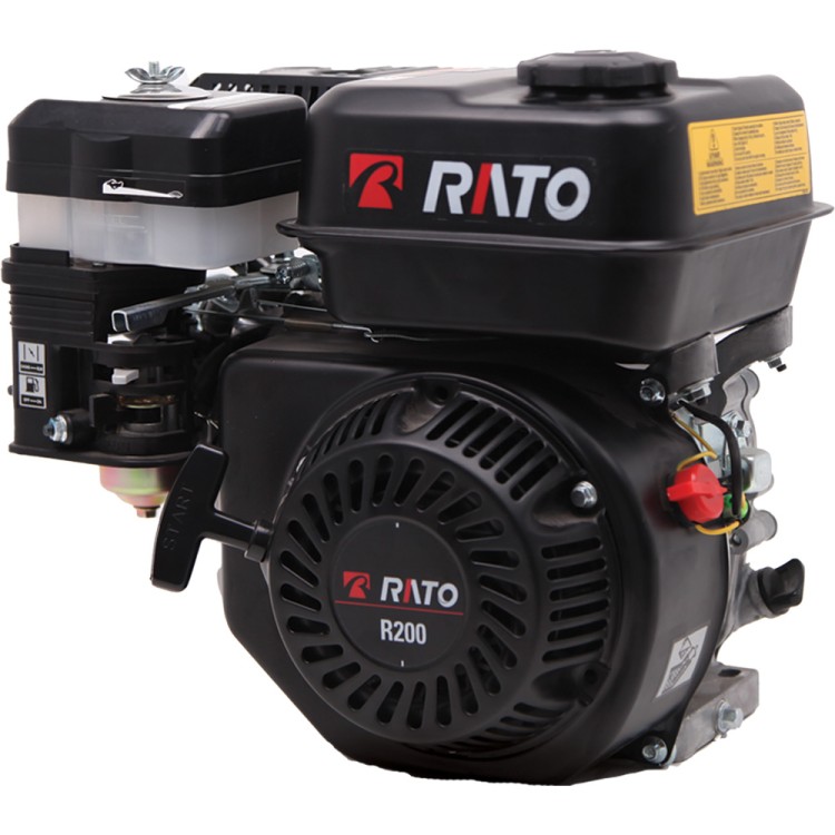 R 200 Benzinli İpli Motor (Siyah Seri) - 6.5HP