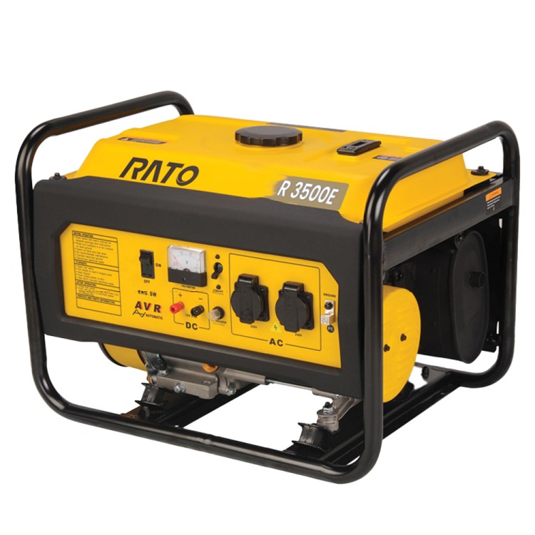 R 3500E Benzinli Marşlı Monofaze Jeneratör - 3.4kVA