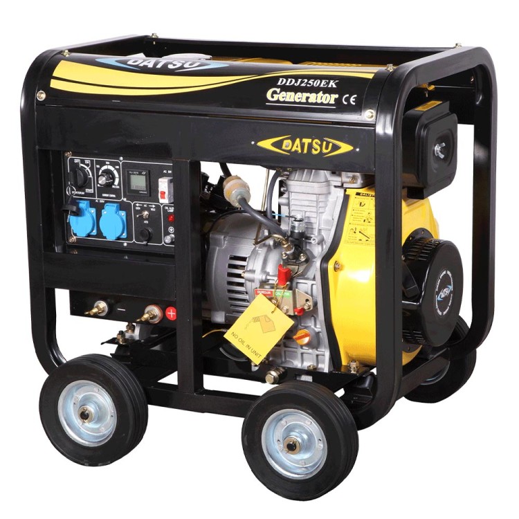 DDJ 250EK Dizel Marşlı Monofaze Kaynak Jeneratör - 7.5kVA