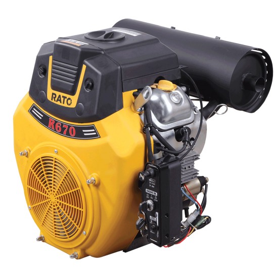 R 670E Benzinli Marşlı Motor