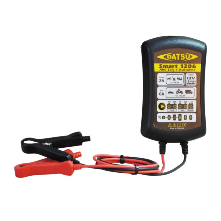 1206 Smart Akü Şarj Makinesi
